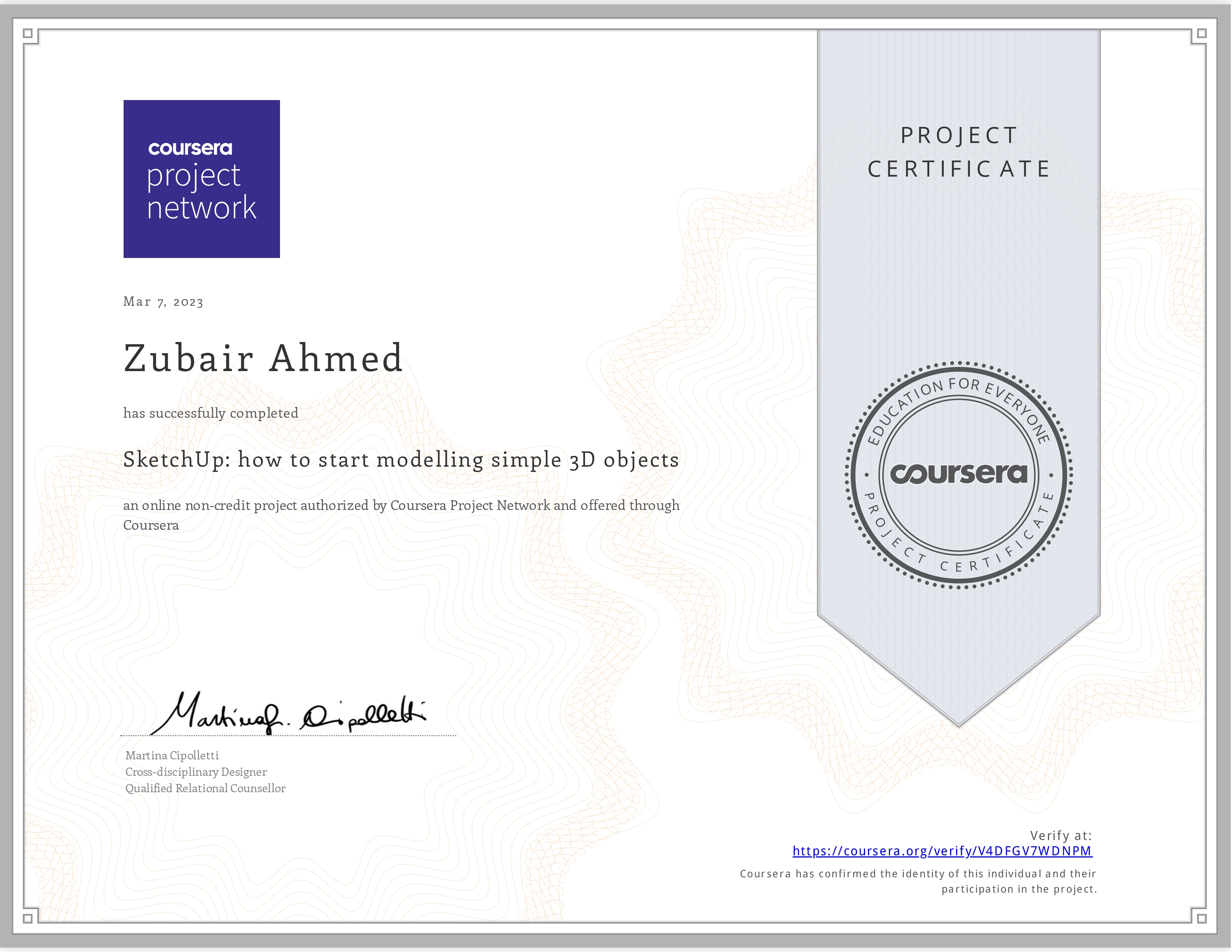 Certificate 2
